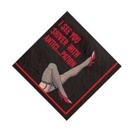 Fun Express 6 1/2" Rocky Horror Picture Show Disposable Luncheon Napkins - 36 Count