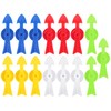 15pcs Arrow Game Spinners, 2.83in 5 Colors V-Shaped Plastic Board