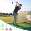 PATIKIL Rubber Golf Tee, 12 Pack 1.4 Inch Golf Practice