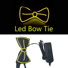 HELHUNLEE Adjustable Elastic Light Up LED Suspenders And Music Rhythm Bracelet, Flashing Led Clothing for Men and Women