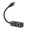Ethernet Splitter Practical Stable Reliable Durable Black CAT8 Network Cable
