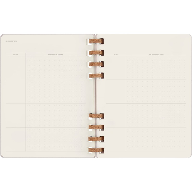 Moleskine Undated Spiral Planner, 12M, Extra Large, Crush Grape, Hard