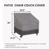 Easy-Going Outdoor Chair Cover Waterproof, Heavy Duty Patio Chair Cover,