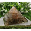 Large Orgone Pyramid | Glow in Dark Labradorite Pyramid Crystal