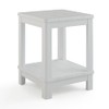 Keter Deluxe Adirondack Side Table - White