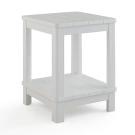 Keter Deluxe Adirondack Side Table - White