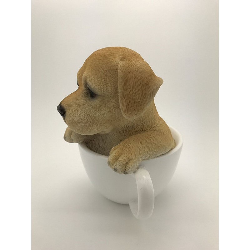 Pacific Giftware Adorable Teacup Pet Pals Puppy Collectible Figurine 5.75