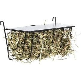 Hanging Hay Holder, 20 × 18 × 12 cm, Black
