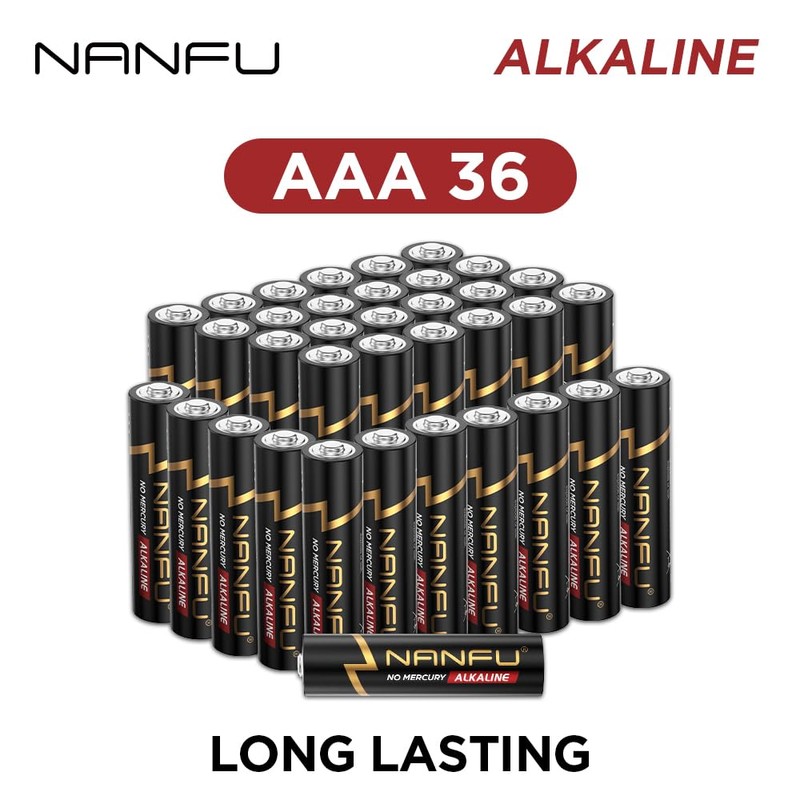 NANFU AAA 36 Alkaline Batteries