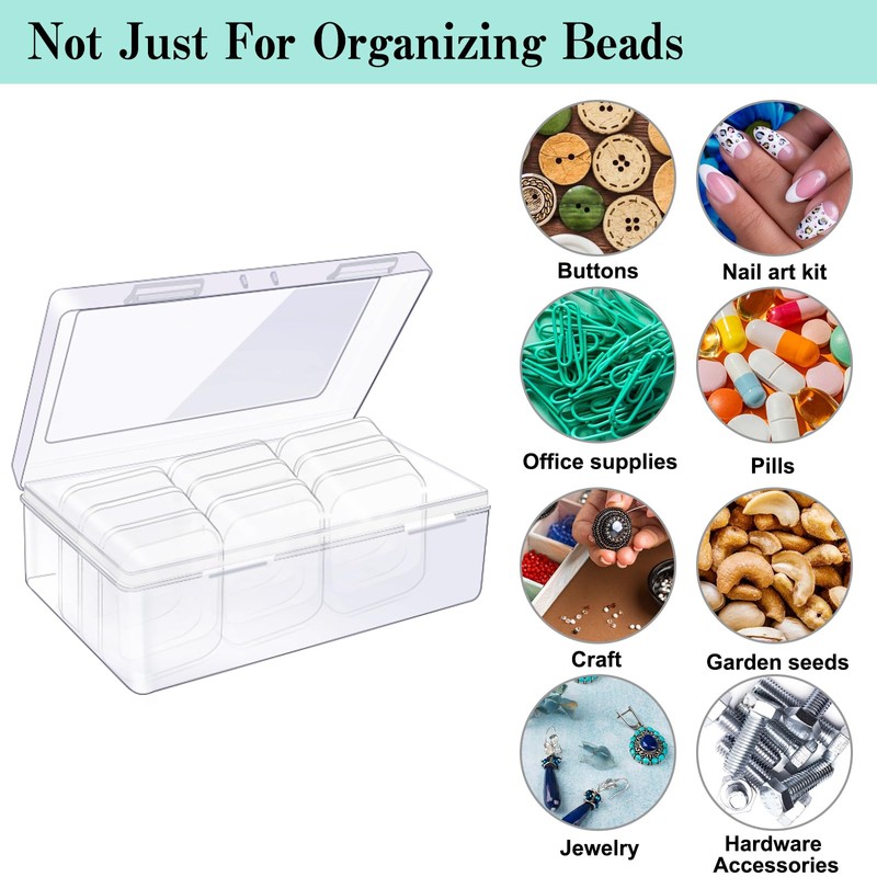 Jogoico Small Storage Box, Mini Storage Box, Pack of 13,