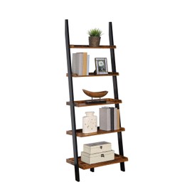 Convenience Concepts American Heritage Bookshelf Ladder, Barnwood/Black