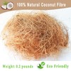 Natural Organic Coconut Husk Silk, Pure Coconut Shell Fiber Orchid