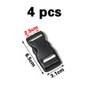 LABUYI Pack of 4 buckles, buckles, buckles and fasteners, 25