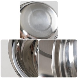Gainhope Metal Prep Bowls, Mixing Bowl Stainless Steel Set, 4 Pack (9.5" x 3.1")