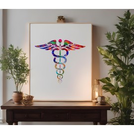 Paramedic Medical EMS Nursing Symbol Sign Stencil Template Reusable for Painting on Walls, Wood, Arts and Crafts (752) - 8.5 x 11 Inches
