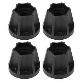 4 Pcs 1.9" 2.2" Wheels Hex Hub Wheel Hub Black Fit HexRC Hub Wheels for RC Car, SCX10 1 10 Crawler (20mm)