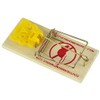 Snap Mouse Traps with Spring Action and Expanded Cheese-Shaped Trigger,