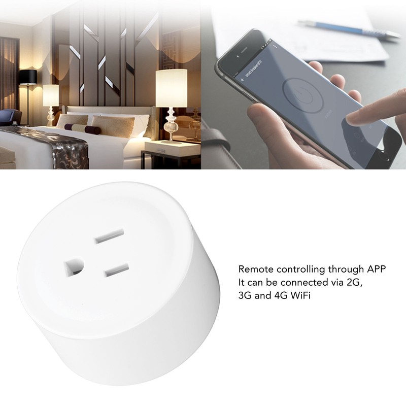 3 Holes Mini WiFi Smart Socket Voice Control Remote Controlling