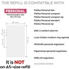 2027 Week on Two Pages Diary Refill Compatible with Filofax