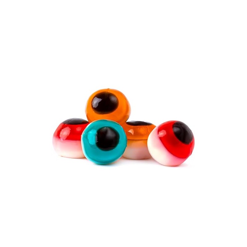 Bayside Candy 3D Gummy Eyeballs Candy - Gummi Edible Eyeballs