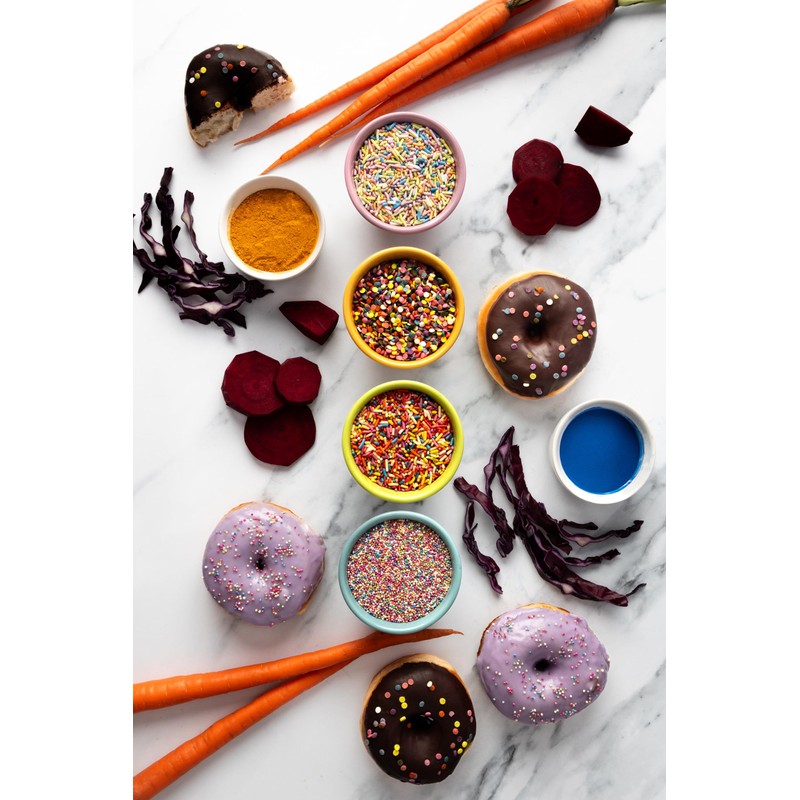 Rainbow Nonpareils – Dye-Free, Vegan, Allergen-Free, Plant-Based Colors, 3.3 oz