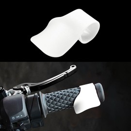 Lyxheth Motorcycle Cruise Control, Motorcycle Throttle Assist, Throttle Mounted Motorcycles Cruise Assist Wrist Hand Grip, Motorcycles Accessories Cruises Throttles Assists for 7/8" Handlebar (White)
