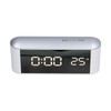 LED Alarm Clock Household Multifunctional Touch Screen Alarm Clock Indoor