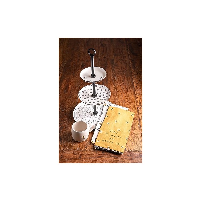 Karma Daisy Tea Towel - 100% Cotton Hand Towels for