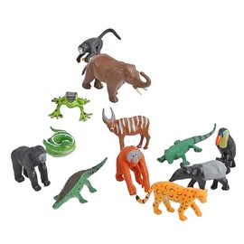 Wild Republic Nature Tubes Eco Rainforest,Toy Figures, Educational Toys, Interactive Play Set, Eco Friendly