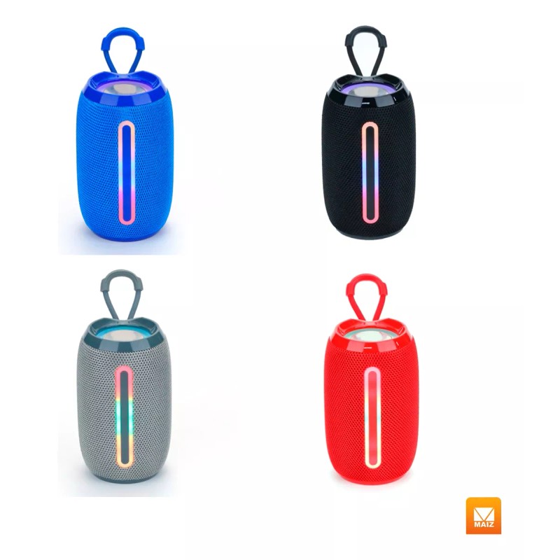 Maíz Bocina Bluetooth Recargable Usb Luz Led Portatil Inalambrica