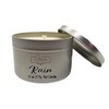 RAIN Natural Soy Wax 11 oz. Tin Candle, long 60+