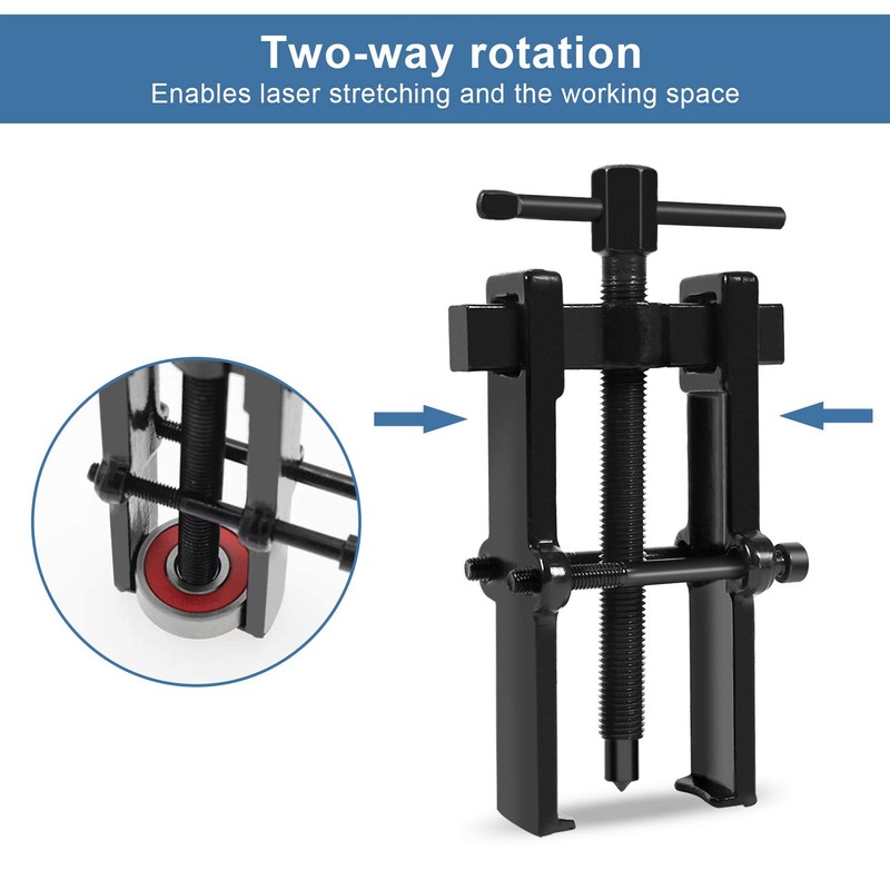 Ejoyous Puller, for Car Installation and Disassembly, 2 Jaw Twin