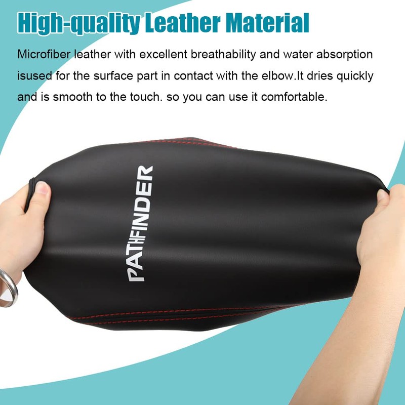 LEXLEY Center Console Pad Armrest Box Cover Waterproof Anti-Scratch Leather