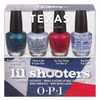 OPI Nail Polish -Texas Collection - Lil Shooters - 4 Mini Nail Polish 0.125 oz