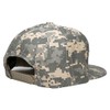 Armycrew Flat Bill Digital Camo American Flag Patch Snapback Cap