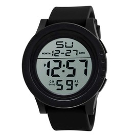 LsvtrUS Men's Digital Sports Watch Waterproof Military Outdoor Wrist Watches for Men with LED Backlight Alarm Back Light