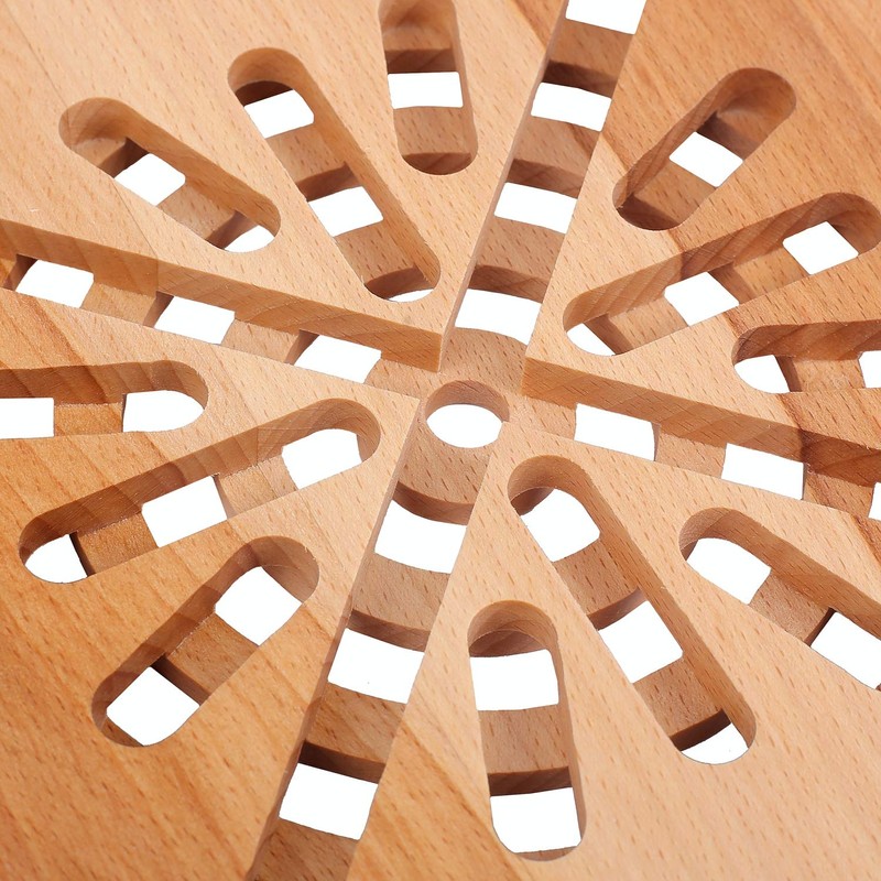 Creative Home Square Hot Trivet Wood | 19.5 x 19.5