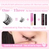CALAILIS Self Adhesive Eyelashes 60Pcs Lash Clusters Press On Lashes,