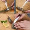 Shrimp Deveining tool Shrimp Deveiner Tool Stainless Steel Seamless Peeler