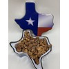 Cinnamon Roasted Cashews in a Texas Shaped Gift Tin
