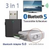 3 in 1 USB Bluetooth 5.0 Audio Transmitter/Re