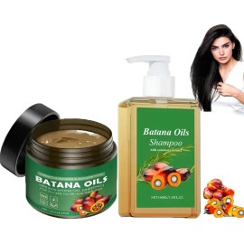 Set De Champú Y Mascarilla Batana Con Aceite De Batana Y Romero: Nutre Y Repara El Cabello De Hombres Y Mujeres, Dejándolo Suave Y Con Volumenmynorcal