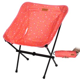 G2 GO2GETHER Protable Lightweight Chair for Youth, Compact Folding Size 15.7“×4.7", Only Weights 2.6lbs, 600D Oxford Fabric, Durable Aluminum Alloy Frame, Easy to Storage & Carry(Pink)