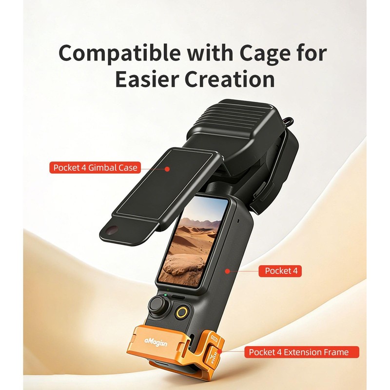 Taoricup Protective Case for DJI Osmo Pocket 4 PTZ Protective