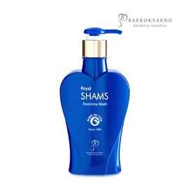White jade Baekoksaeng Royal Shams Feminine Wash 220ml. / 백옥생 로얄 샴스 여성청결제 220ml.