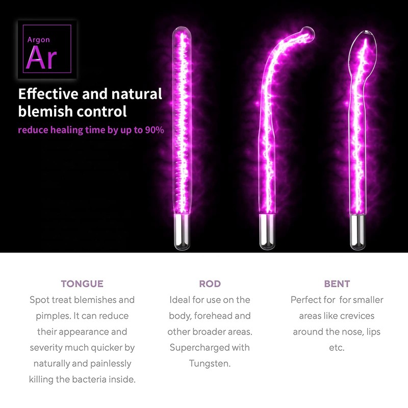 High frequency device, high frequency face machine with 6 neon