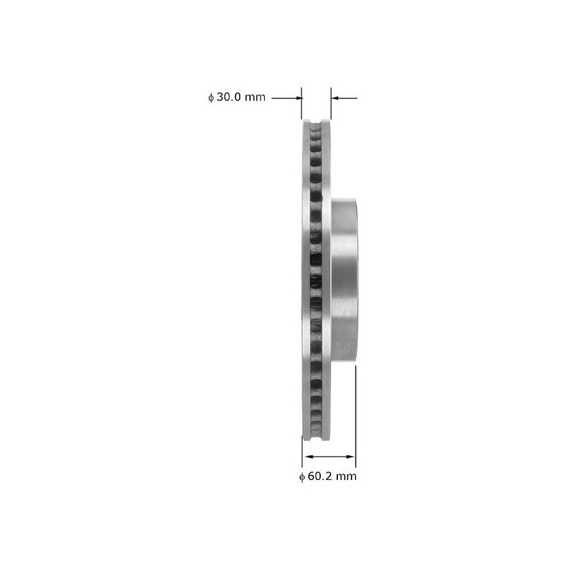 Bendix Premium PRT5943 Front Brake Rotor for Lexus IS F