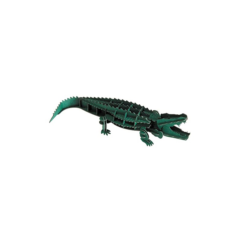 3D Paper Model Crocodile