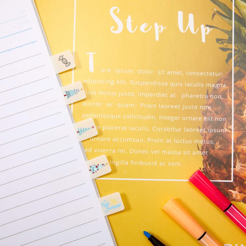 Sticky Index Tabs Page Marker White Sticky Tabs Pop up