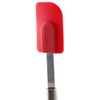 Norpro 3 Piece Silicone/Stainless Steel Kitchen Spatula Set - Red,